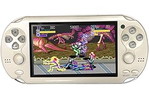 GUOML Console di Gioco Portatile Classica Schermo HD da 4,3 Pollici Console di Gioco retrò Gameboy 3000 Giochi integrati con Due Pulsanti Joystick