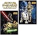 Produktbild 2 Stück - Star Wars - Gummizugmappe DIN A4 - Motiv: Yoda, Darth Vader, C-3PO, R2-D2 - Eckspanner, Ordner, Schule