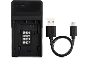 Norifon BP-808 USB Charger for Canon FS100, FS200, FS300, LEGRIA HF G10, LEGRIA HF G25 Camera and More