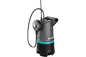 GARDENA Pompe submersible pour eaux usées 20000 Basic 20 000 l/h avec interrupteur à flotteur (09017-47)