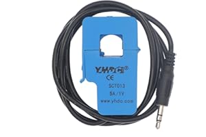 HUABAN 1PCS SCT013-005 5A 1V Capteur de transformateur de courant à noyau divisé non invasif