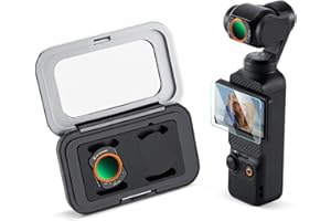 K&F Concept Filtre ND2-32 Variable Magnétique Compatible avec DJI Osmo Pocket 3, Filtre à Densité Neutre 1-5 Stops, Accessoires Osmo Pocket 3