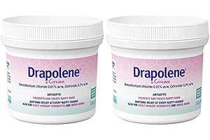2 x Drapolene Cream 350g tub | For Sore Skin Caused by Incontinence