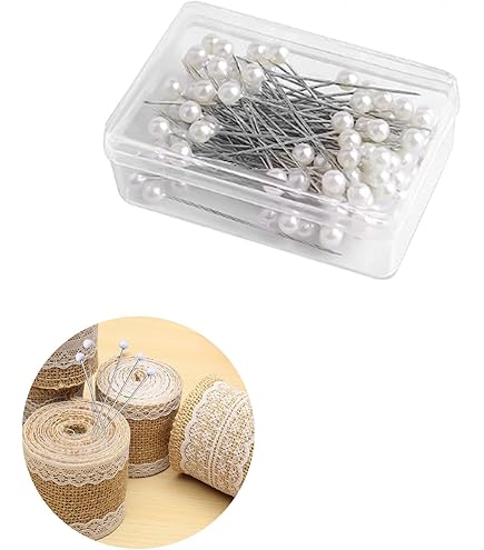 250 Spilli Con Testa Grande Nera - Per Cucito, Hijab, Artigianato E Decorazioni - Foto 11