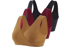 MANCI Schlaf-BH aus Baumwolle, Komfortabler Bügelloser BH Umstands-BH für Stillen, Schwangerschaft & Stillen