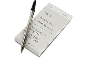 bar@drinkstuff Restaurant Order Pad with Duplicate Sheet (100)