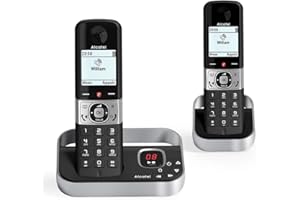 Alcatel F890 voice duo noir EU Telephone sans fil repondeur avec combine supplementaire. Blocage d'appel premium