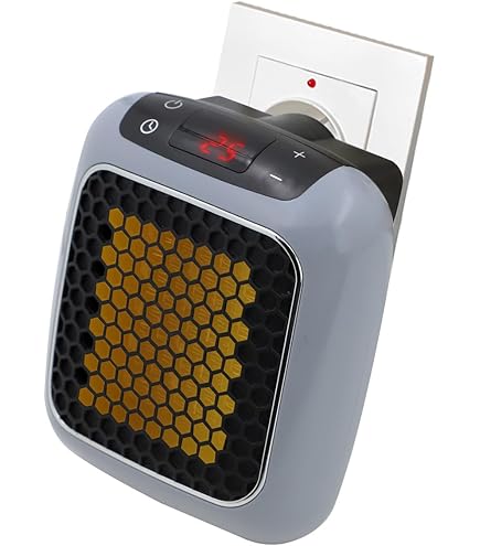 Estufa Pequeña Baño Calefactor Cerámico Portátil Con Control