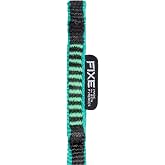 FIXE - HMPE Tape Fosca Stitched Ring for Meetings and Technical Maneuvers - High Strength 22 kN - 10 mm Wide - 65 cm - Green
