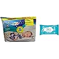 Lupilu Size 4+ Maxi+ Nappies Jumbo 78 Pack + 60 Fragrance Free Baby Wipes