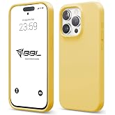 Babilden iPhone Kılıf İnce Sıvı Silikon 3 Katmanlı Tam Kaplamalı Yumuşak Jel Kau&ccedil;uk Kılıf Kapak, Bal (iPhone 14 Pro Max 28)
