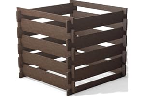 ARNDT Steckkomposter aus Recycling-Kunststoff hanit®, 650 l, Langlebiger, Verrottungsresistenter Kompostbehälter Für Öffentliche, Gewerbliche Oder Private Kompostanlagen