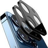 Spigen Caseology iPhone 13 Pro Max / 13 Pro ile Uyumlu Kamera Lens Koruyucu Cam Camera Lens Protector (2 Adet) Black - AGL033