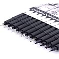 EooUooIP Stylos Fineliner - Ensemble de 12 stylos à pointe fine noirs (0,03mm-3mm) pour une écriture et un dessin de précision - Idéal pour les artistes, les étudiants et une utilisation en EooUooIP Stylos Fineliner - Ensemble de 12 stylos à pointe fine noirs (0,03mm-3mm) pour une écriture et un dessin de précision - Idéal pour les artistes, les étudiants et une utilisation en