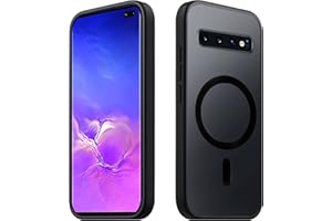 Tawarror Magnetyczne etui do Samsung Galaxy S10 Plus, kompatybilne z Magsafe, matowe, półprzezroczyste etui na telefon komórkowy, tylna strona z poliwęglanu (PC), odporne na zarysowania, odporne na