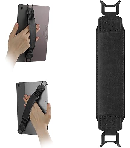 3 Cinghie Elastiche Per Tablet, Cinturino Da Mano Antiscivolo Universale, Per E-Reader E Tablet >10 Pollici, Supporto Ergonomico - 2