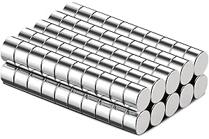 OCEUMAOA 100 Pack Magnets Strong 3x2mm Small Magnets Mini Magnets for Crafts Round Magnets for Miniatures Neodymium Magnets for Whiteboard Board Fridge