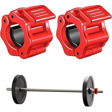 Lot De 2 Fermoirs D'haltères 50 Mm - Fermeture Rapide En ABS, Pour Barres D'haltérophilie Et Haltères Courts/longs - 3