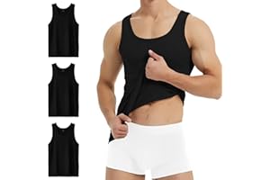 YouShow Canottiera Uomo Pacco da 3/5 100% Cotone Canotta Palestra Colori Multipli e Taglie