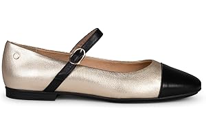 miMaO. Merceditas de Mujer con Puntera Negra en Piel. Hechas en España