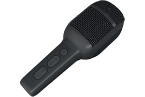 Celly, Kabelloses Mikrofon mit integriertem Lautsprecher, Bluetooth-Mikrofon mit einer Verbindung bis zu 10 Meter, Ausgang 5 W für einen klaren und kraftvollen Klang, mit USB-C-Anschluss, TF-Karte und