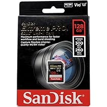 SanDisk 128GB Extreme PRO SDXC card, SD Card, V90 Memory Card, 8K
