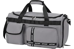 MAXTOP Sac de Voyage Femme Sac fourre-Tout de Weekend Sac de Voyage de Grande capacité avec Compartiment à Chaussures, Sac fourre-Tout de Gym avec séparation sèche et Humide