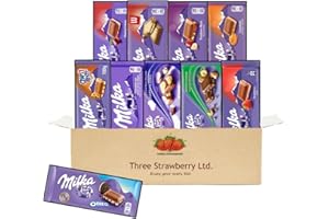 THREE STRAWBERRY LTD milka chocolate selection box