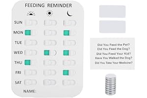 YOUTHINK Recordatorio Alimentación Mascotas, Pegatina Magnética Recordatorio De Alimentación Para Mascotas Prevenga La Sobrealimentación U Obesidad De Su Mascota