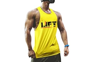 Tuopuda Canotta Uomo Bodybuilding Cotone Canottiera Palestra Senza Maniche Muscolo Formazione Veste sotto Maglie Sportive Tank Top T-Shirt