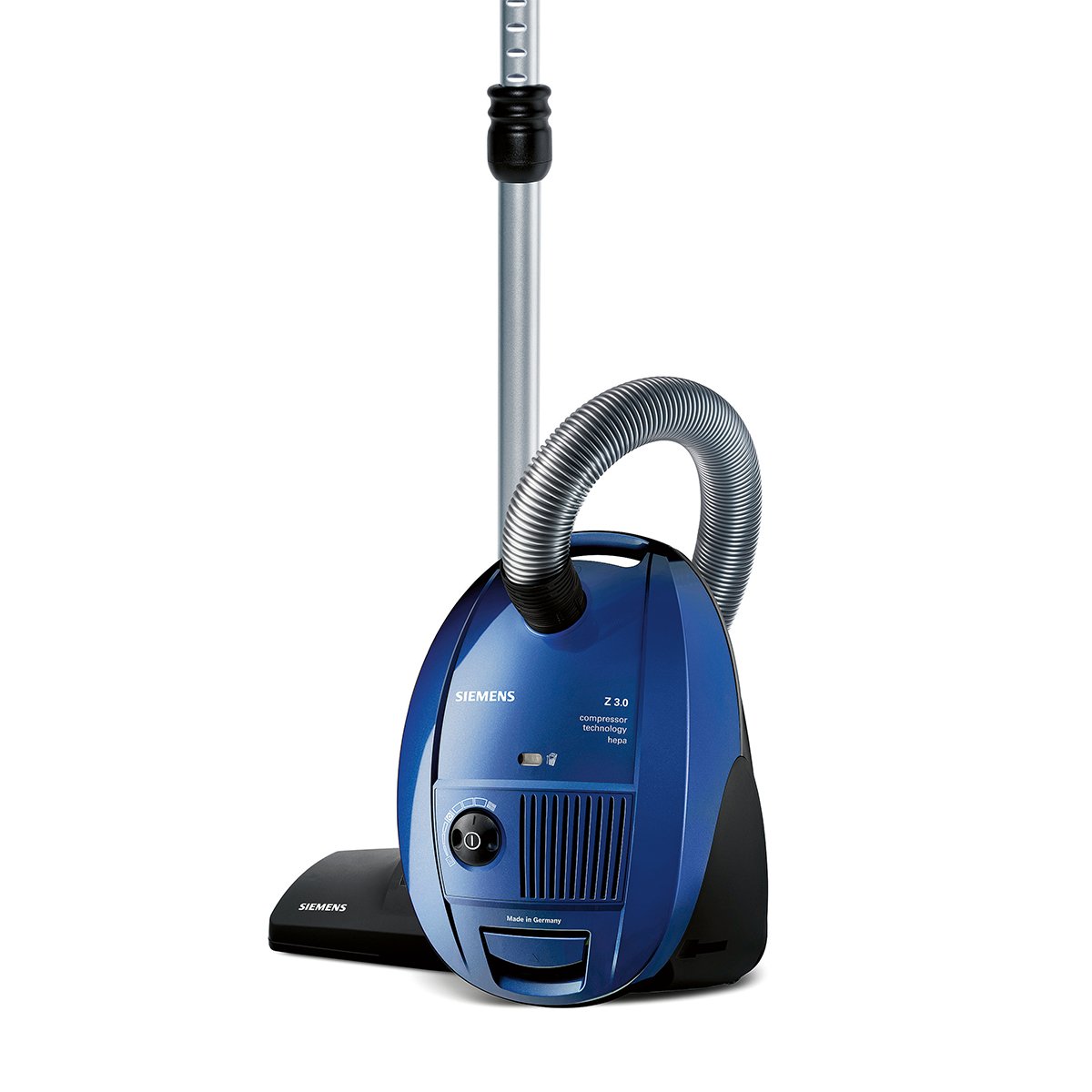 Siemens Bodenstaubsauger VSZ31456, niedriger Stromverbrauch, 4L Beutelvolumen, umfangreiches Zubehör, langes Kabel, HEPA…