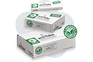 actiTube Aktivkohlefilter 100 STK. - Mehr Rauchgenuss durch Aktivkohle