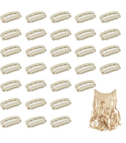 Set 70 Pezzi Spilli E Aghi Per Parrucche: Aghi A T E Curvi A C In Acciaio Nichelato Con Scatola Porta Oggetti