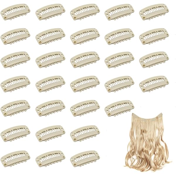 Nunify Clip Per Pettine Per Parrucca Clip Per Estensione Dei Capelli A - Foto 4