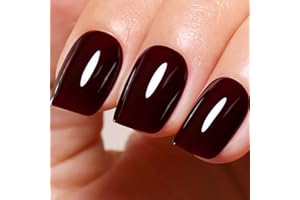 Ozzeal Smalto Semipermanente Unghie Rosso, 15ML Rosso Intenso Smalti Semipermanenti Per Unghie Manicure Autunno Inverno Smalto Gel Unghie UV Soak Off Led UV Gel Nail Polish