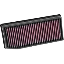 K&N 33-2210 Filtro Aria Sostitutivo Auto, Lavabile E Riutilizzabile, Ad Alto Flusso, Garanzia Million Mile