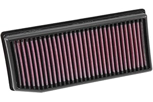K&N Filtre à air de remplacement compatible avec Dacia Dokker, Duster, Lodgy, Logan, Sandero / Renault Captur, Clio 2012- (33-3007)