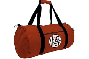 ARDITEX - Bolsa de Deporte Dragon Ball 47x28x28cm - Diseño Naranja con símbolo de Goku - Ideal para Gimnasio, Viajes o Entrenamiento - Licencia Oficial