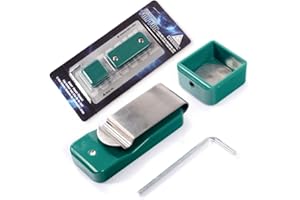 CUESOUL Biliardo Snooker Pool Cue Magnetico Chalk Holder con Clip da Cintura