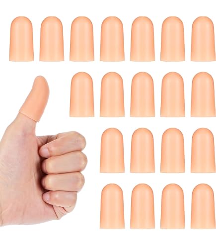16 Protections Doigts En Gel Silicone Respirant - Doigtiers Souples Avec Trous D'Aération Pour Eczéma, Arthrite Et Mains Crevassées