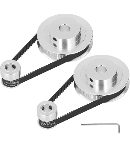 2 Stück Zahnriemenscheiben – 8 Mm Innendurchmesser, 20 Zähne, Aluminium, Für 3D-Drucker