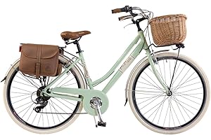 Via Veneto by Canellini Bici Vélo Citybike Byciclette CTB Femme Dame Vintage Retro Via Veneto Aluminium Panier et Sonnette Bell