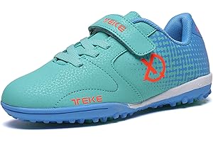 CERYTHRINA Botas de fútbol para niños, profesionales, de atletismo, lucha real, ligeras, para jóvenes, con cierre de velcro