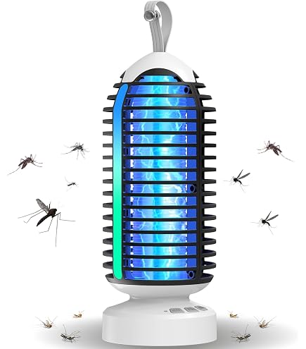 Lampe Anti Moustique, Uv Tueur D'Insectes Électrique, Énergie Solaire
