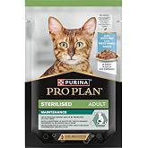 Pro Plan Kısırlaştırılmış Yetişkin Kediler İ&ccedil;in Tam Yaş Kedi Maması Sos İ&ccedil;erisinde Balıklı, 85g