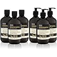 Baylis & Harding Goodness Lemongrass & Ginger Toiletries Bundle: 3 x 500 ml Hand Wash & 3 x 500 ml Bath Soak (6 bottles) - Vegan Friendly