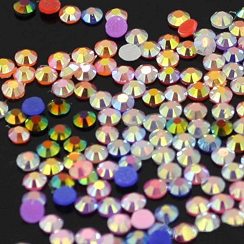 Trillycoler Glitter Mix Farben 3D Nagel Kunst Strasssteine Tipps Dekoration Maniküre Rad DIY - 4