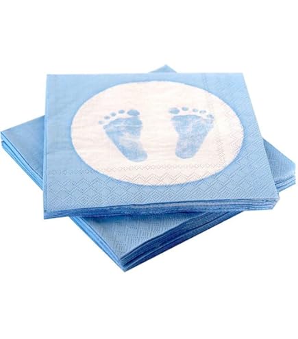 Unique Party 73388-Guirlande De Baby Shower à Thème Cœurs Bleus-2,74 M, 73388