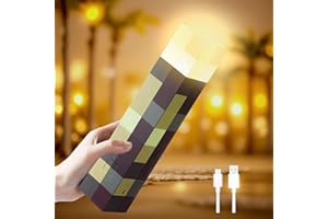 BRIMOREA Lampada a LED da parete, luce notturna, ricaricabile tramite USB, 4 colori, portatile e montaggio a parete, perfetta per cameretta dei bambini, giocatori, giardino e decorazioni(Giallo)
