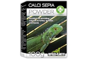 Reptiles Planet - Calci Sepia Powder - Os de Seiche en Poudre pour Reptiles - 100 g